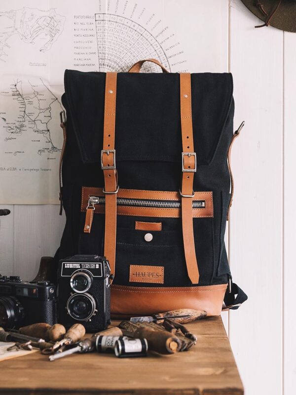 orange & black bag