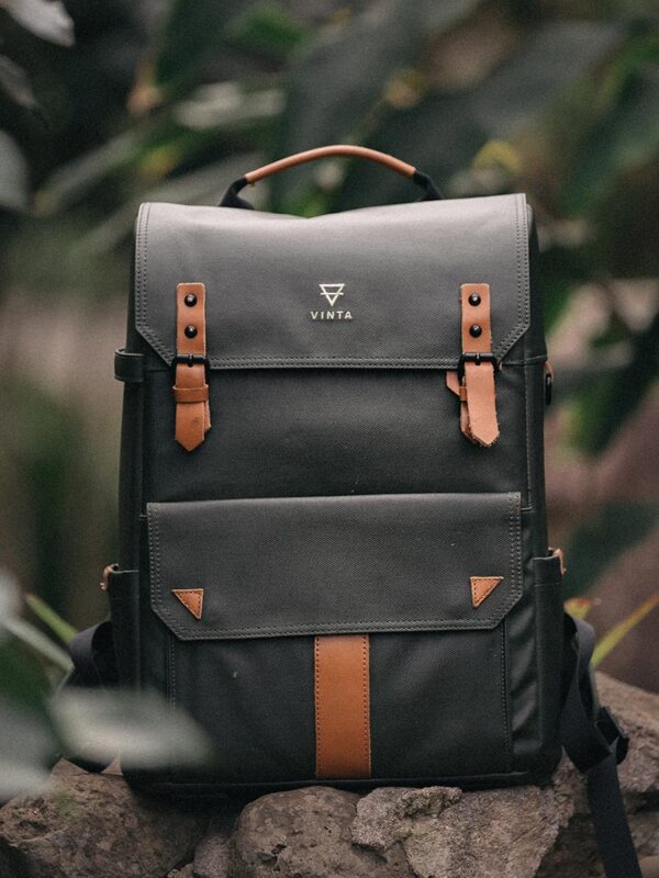 Black with orange